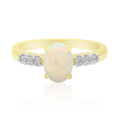 Bague en or et Opale de Coober Pedy (Mark Tremonti)