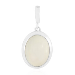 Pendentif en argent et Pierre de Lune blanche