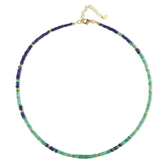 Collier en argent et Emeraude de Zambie
