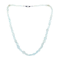Collier en argent et Aigue-marine