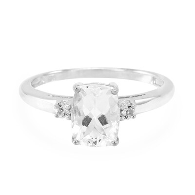 Bague en argent et Goshénite