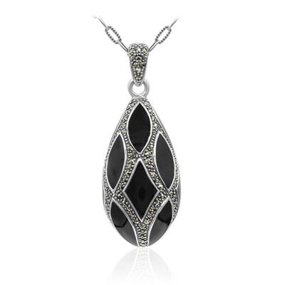 Collier en argent et Marcassite