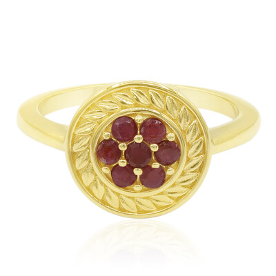 Bague en argent et Rubis