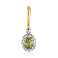 Pendentif en or et Saphir vert du Queensland (Mark Tremonti)