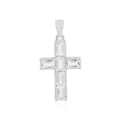Pendentif en argent et Topaze blanche