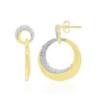 Boucles d'oreilles en argent et Zircon