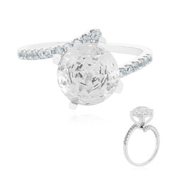Bague en or et Topaze blanc royal (PHANTASIA)