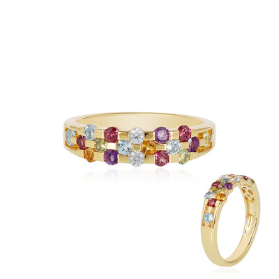 Bague en argent et Grenat Rhodolite