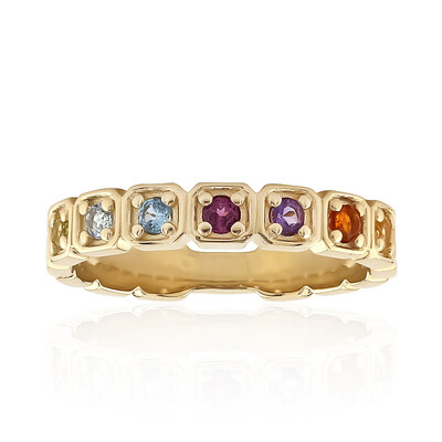Bague en argent et Citrine