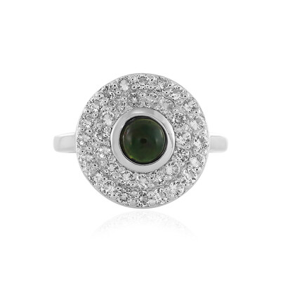 Bague en argent et Opale Mezezo