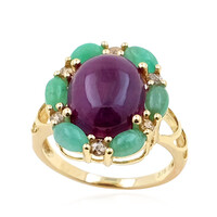 Bague en or et Rubis