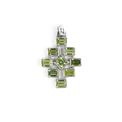 Pendentif en argent et Péridot
