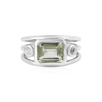 Bague en argent et Quartz citron