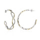 Boucles d'oreilles en argent et Topaze blanche (Adela Silber)