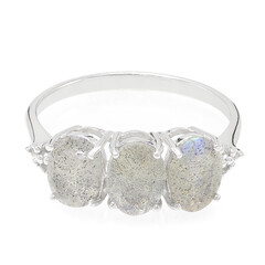 Bague en argent et Labradorite