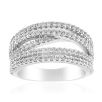 Bague en argent et Zircon