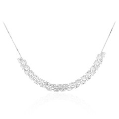 Collier en argent et Topaze blanche