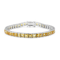 Bracelet en argent et Citrine