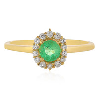 Bague en or et Emeraude de Colombie