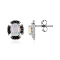 Boucles d'oreilles en argent et Opale Welo