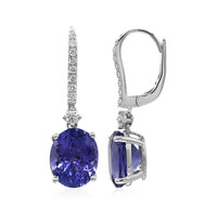Boucles d'oreilles en or et Tanzanite AAA (CIRARI)