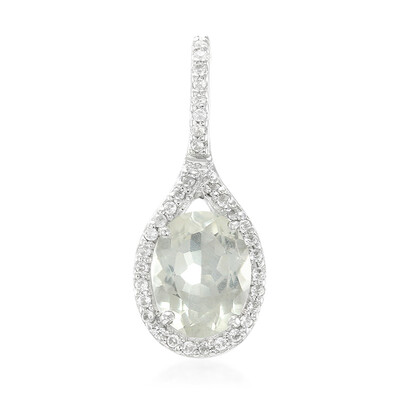 Pendentif en argent et Orthose