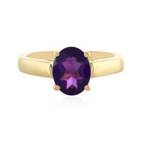 Bague en argent et Améthyste de Zambie