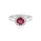 Bague en argent et Rubis de Bemainty