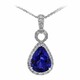 Collier en or et Tanzanite AAA (CIRARI)