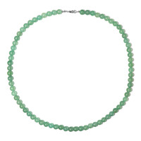 Collier en argent et Aventurine verte