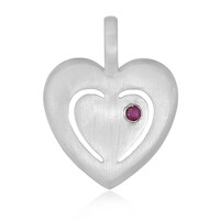 Pendentif en argent et Rubis