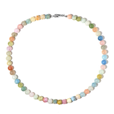 Collier en argent et Béryl fantaisie