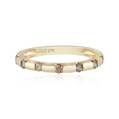Bague en or et Diamant champagne I2