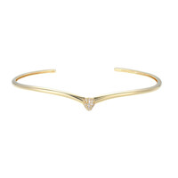 Bracelet en argent et Zircon (Adela Silber)