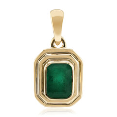 Pendentif en or et Emeraude de Zambie