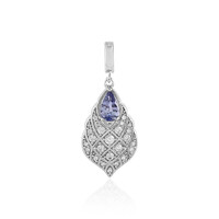 Pendentif en argent et Tanzanite non chauffée