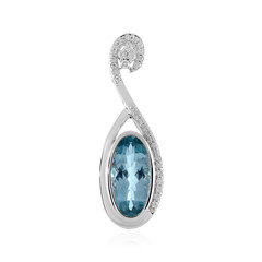 Pendentif en or et Aigue-Marine AAA (AMAYANI)