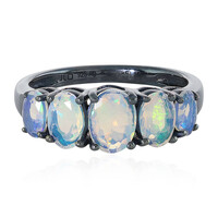 Bague en argent et Opale Welo
