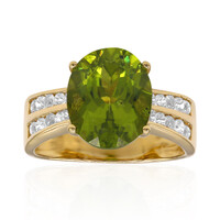 Bague en argent et Péridot