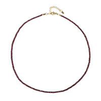 Collier en argent et Grenat magenta
