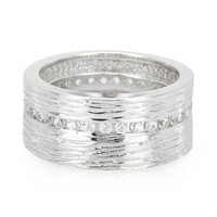 Bague en argent et Zircon