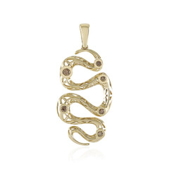 Pendentif en or et Diamant champagne I2 (Ornaments by de Melo)