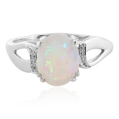 Bague en argent et Opale Welo