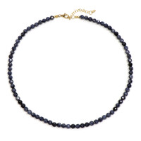Collier en argent et Saphir bleu