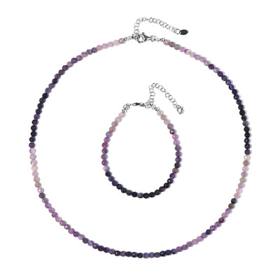 Parure en argent et Fluorite