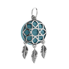 Pendentif en argent et Turquoise