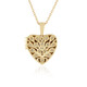 Collier en argent et Diamant champagne I3