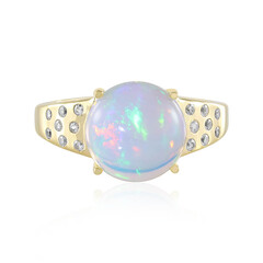 Bague en argent et Opale Welo