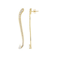 Boucles d'oreilles en argent et Zircon