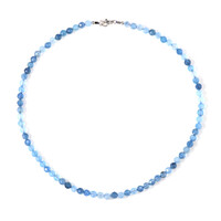 Collier en argent et Aigue-marine du Brésil